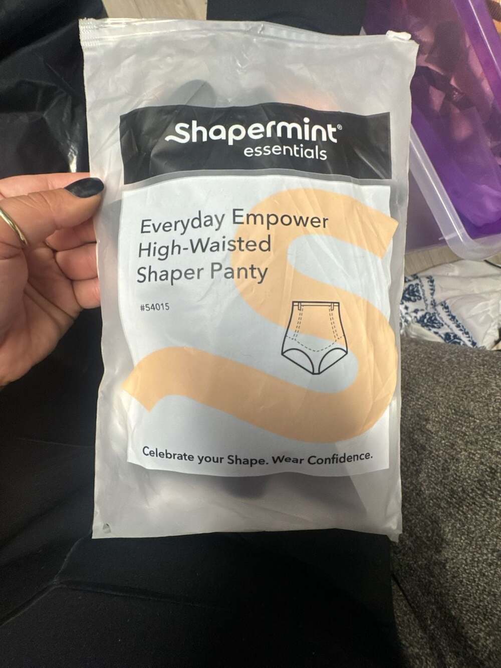 Shapermint Essentials Everyday Empower High-Waisted Shaper Panty Black